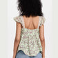Free People - Nala Printed Babydoll Top