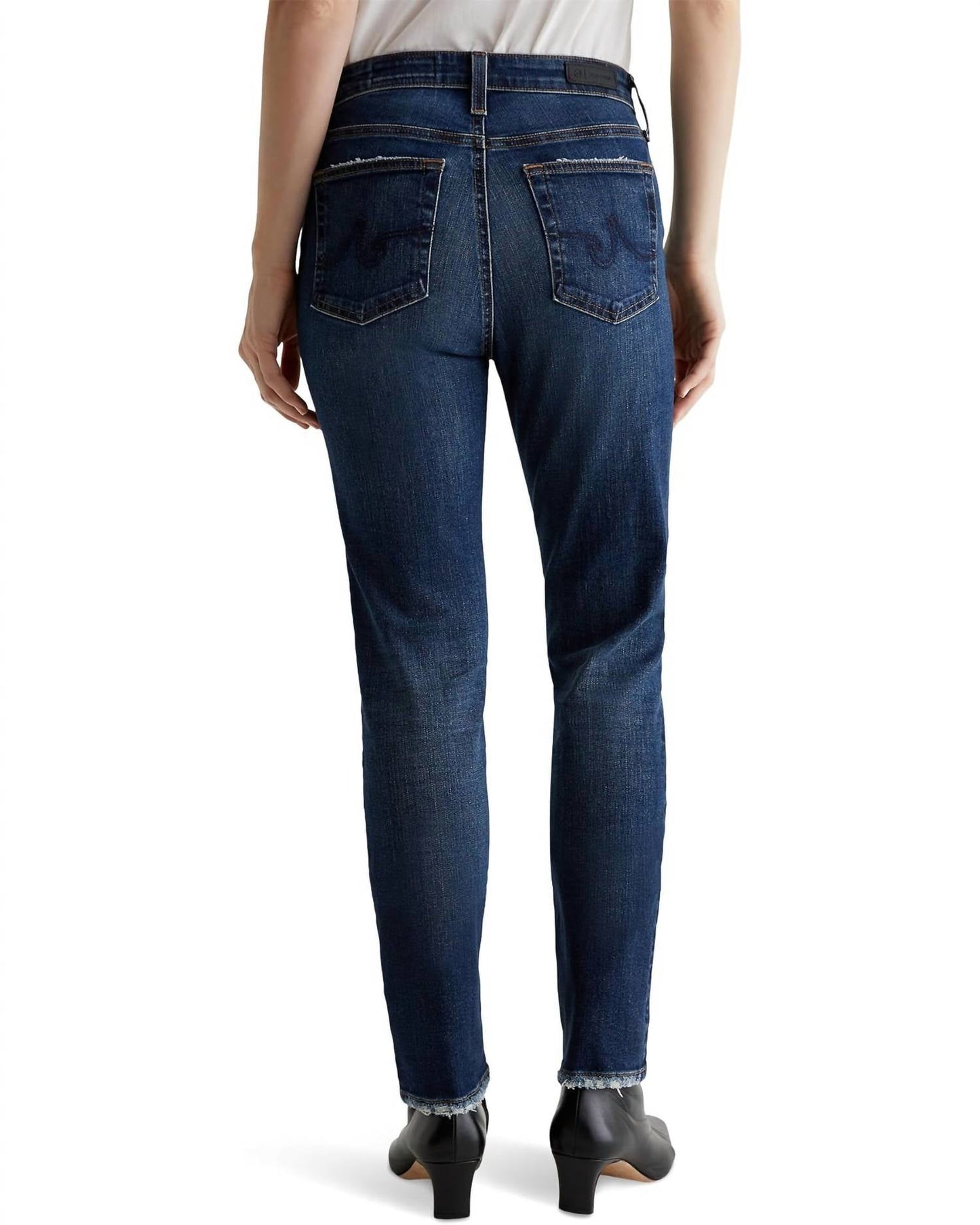 Ag Jeans - Mari Extended Mid Rise Slim Straight Jeans