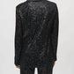 Joseph Ribkoff - Sequined Satin Trim Blazer
