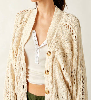 Free People - Cardigan com Cabo