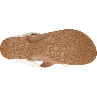 Taos - Sandália feminina estilo tira de couro com cadarço