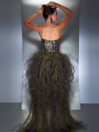 Mac Duggal - VESTIDO DE COQUETEL DE TULE E LANTEJOULAS