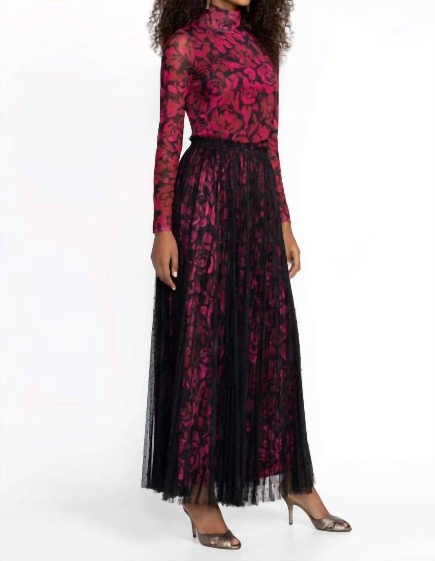 Johnny Was - YOLANDA PLEATED MAXI SKIRT