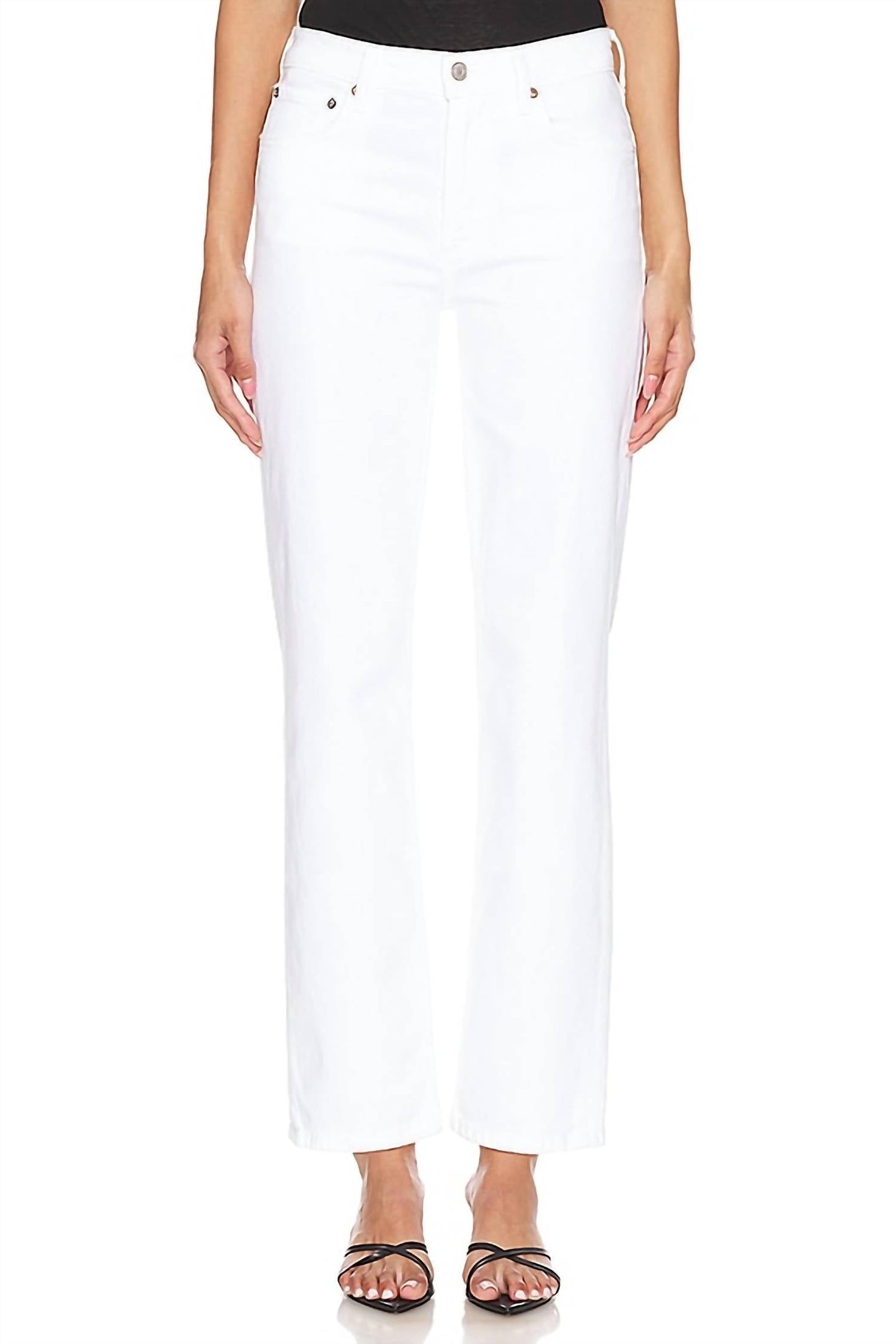 Agolde - Kye Mid Rise Straight Crop Jeans