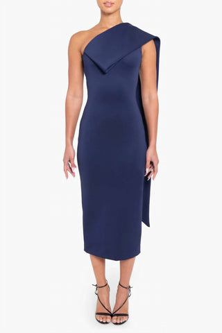 Vestido midi preto Halo - Dolores Cocktail