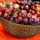 Calaisio - Round Basket Serving Glass Bowl