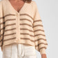 Elan - Carmel Stripe Cardigan