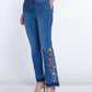 Multiples - Bootcut Embroidered Jeans