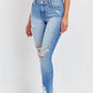 Cello - Jocelyn High Rise Distressed Skinny Jeans