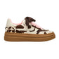 Steve Madden - Women's Dodge Cow Print Platform Sneakers