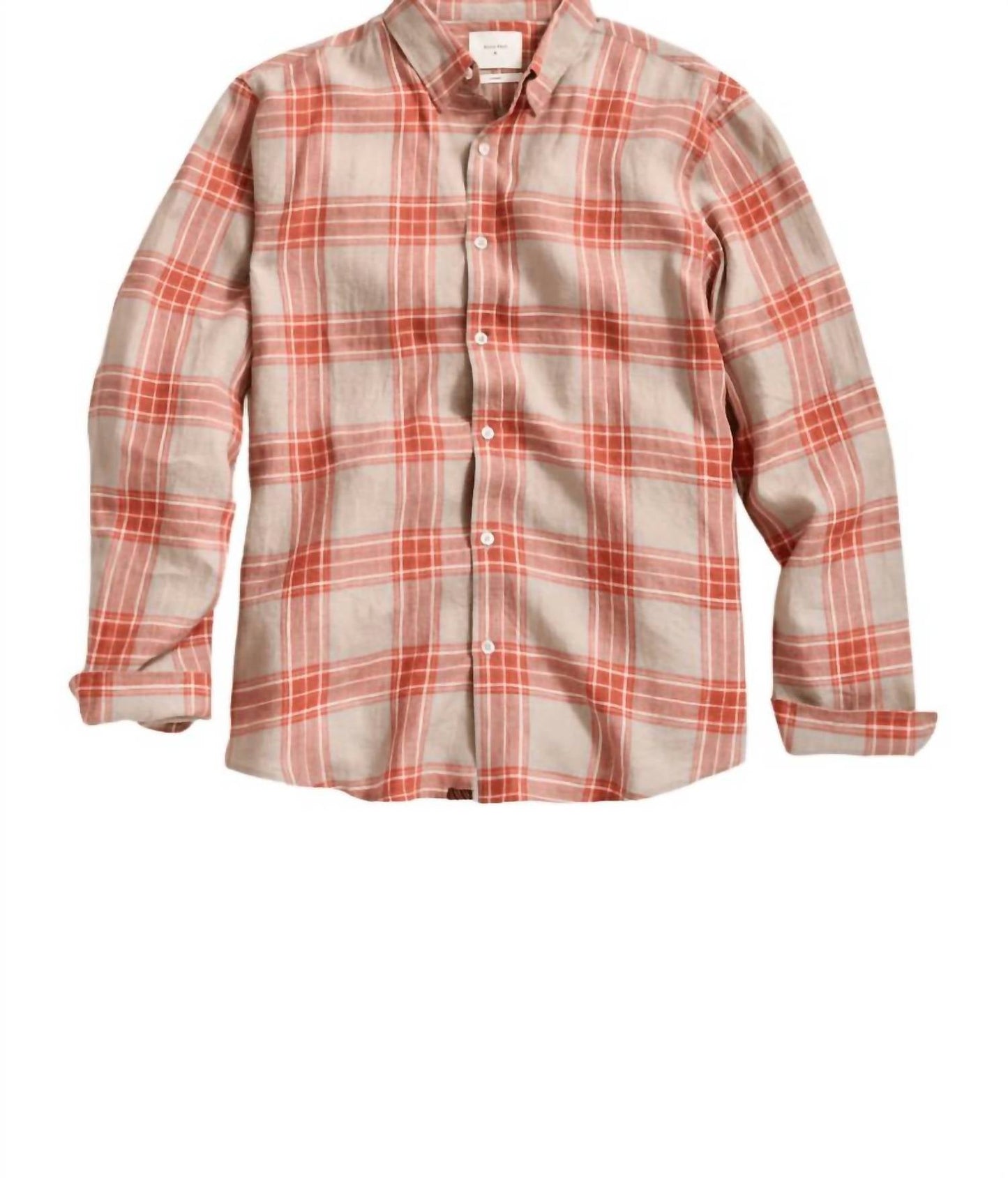 Billy Reid - Bold Plain Linen Wilson Shirt