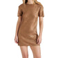 Steve Madden - Metallic Knit Mini Dress