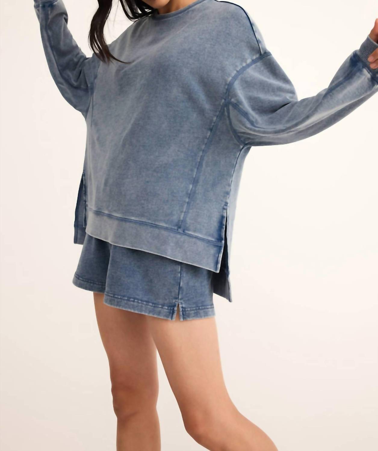 Z Supply - Knit Denim Modern Weekender Sweater