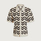 Varley - Anais Crochet Polo Shirt