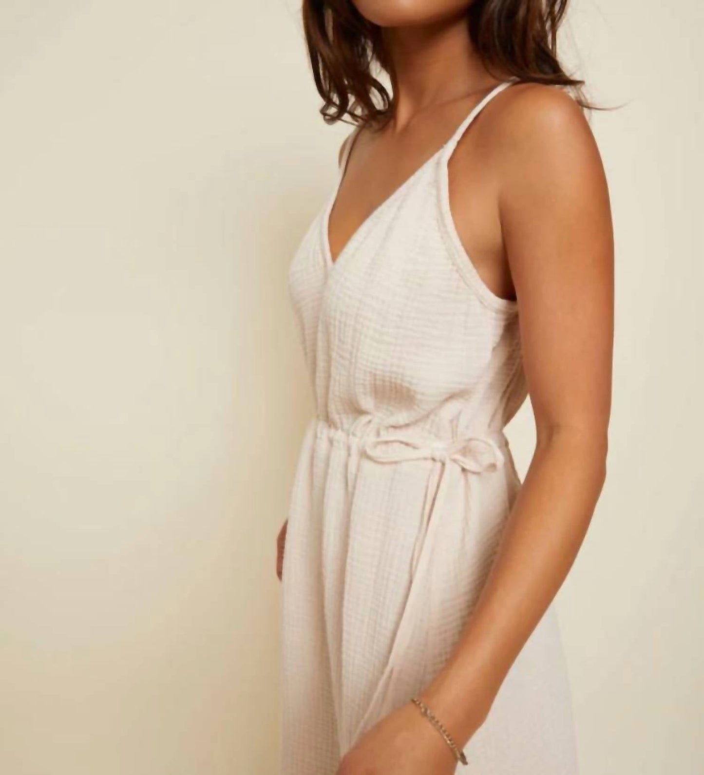 Nation Ltd - Jenessa Side Tie Gauze Dress