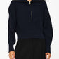 Varley - Maura Half-zip Ribbed Sweater