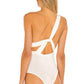 The Line By K - Aisling One Shoulder Design Bodysuit