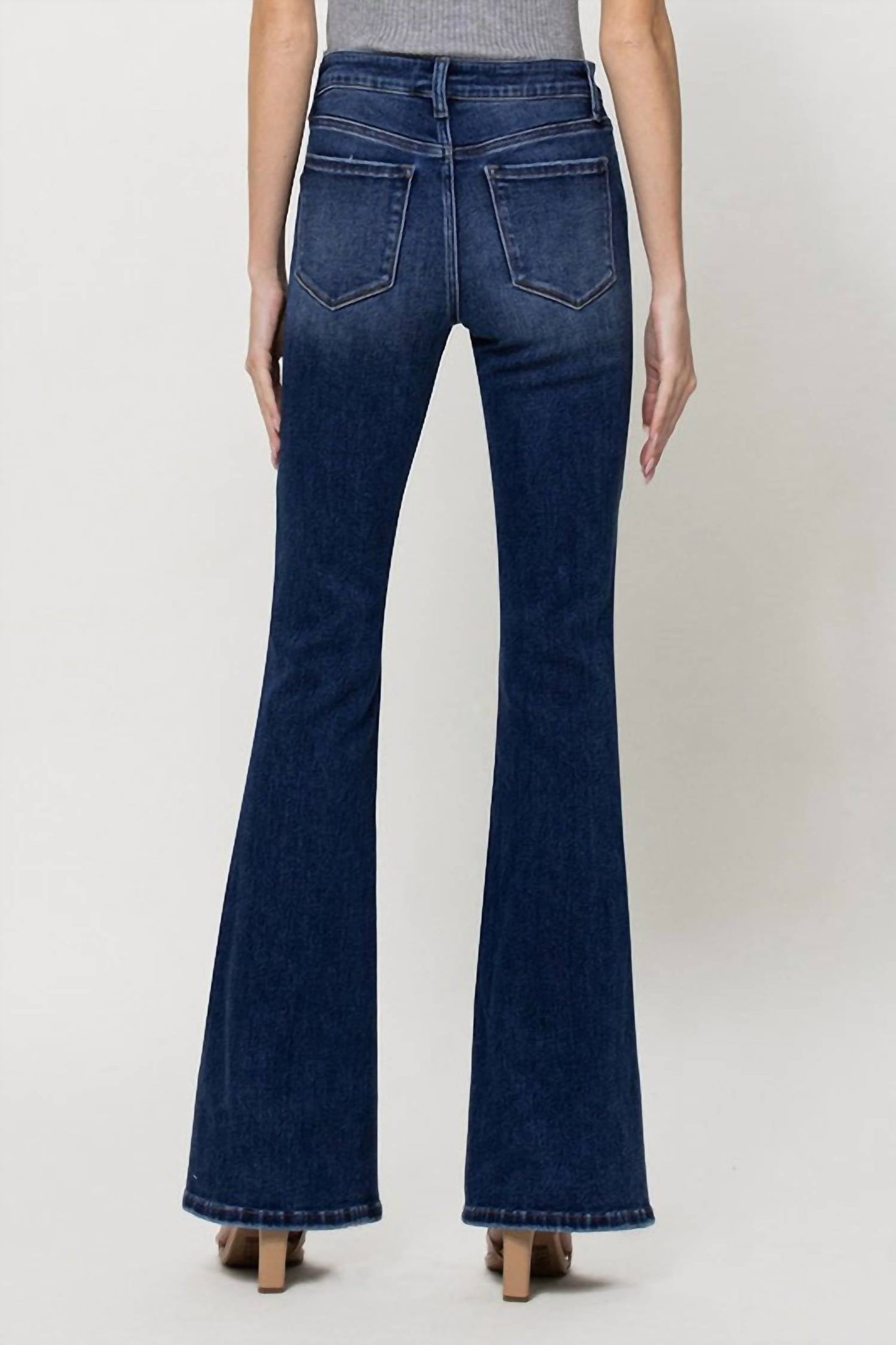 Flying Monkey - Lennox Mid Rise Flare Jeans
