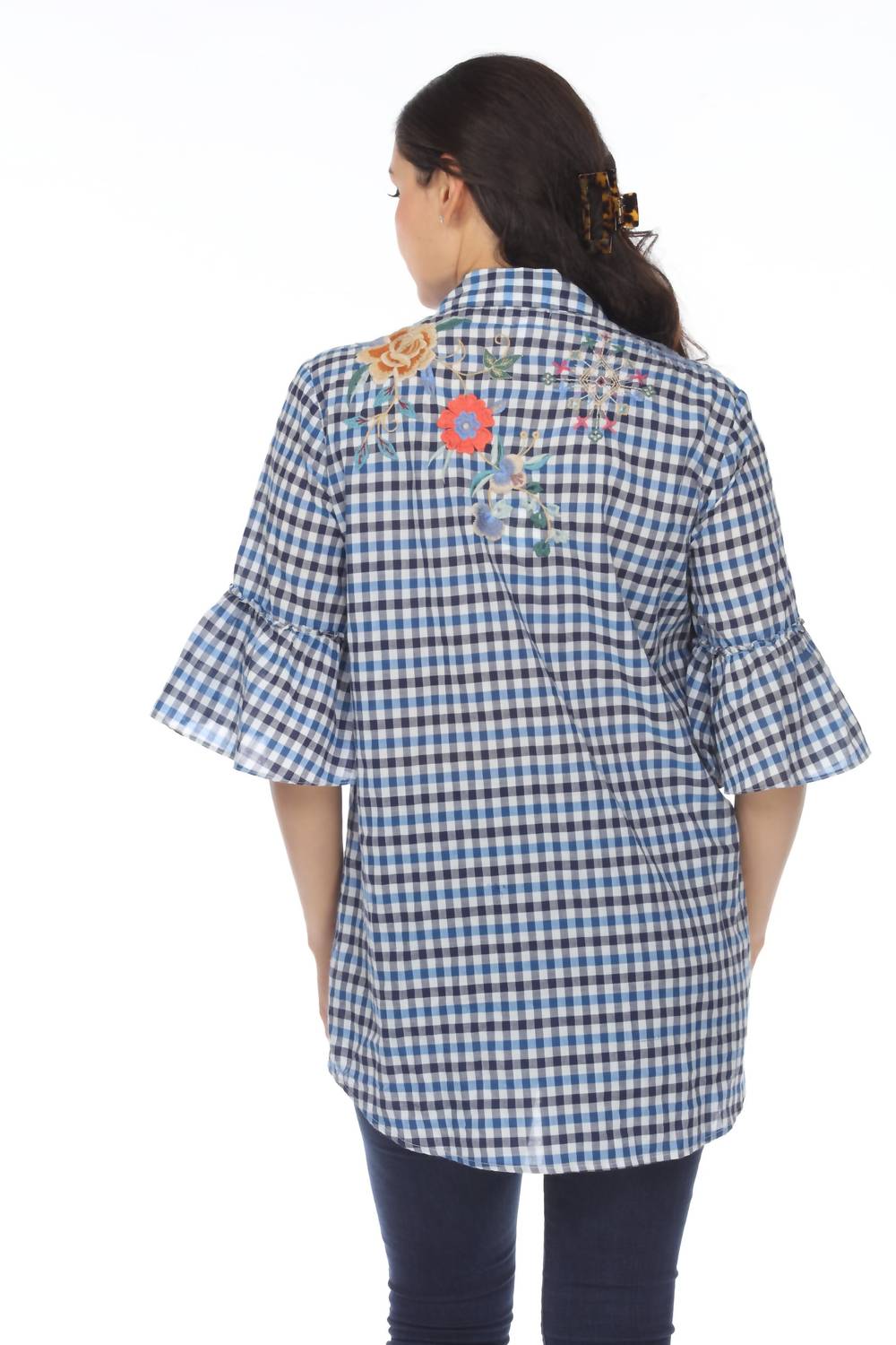 Johnny Was - Taryn Ruffle Sleeve Tunic Top