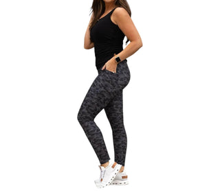 Julia Rose - Leggings compridas com bolsos