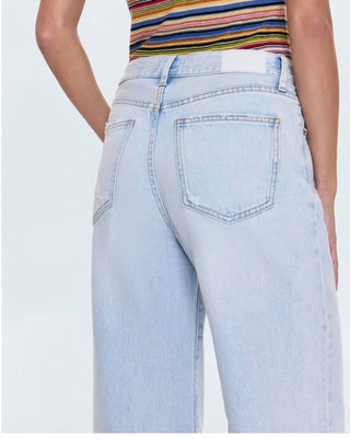 Pistola - Calça Jeans Baggy de Cintura Alta Hendrix