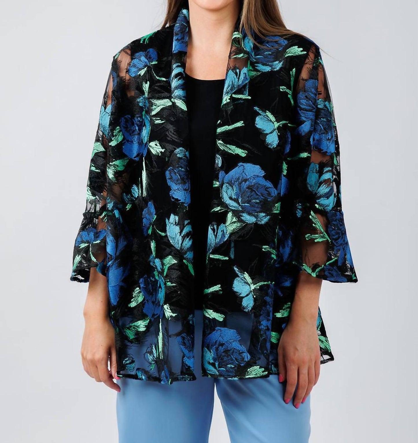 Caroline Rose - Women's Bella Embroidered Cardigan