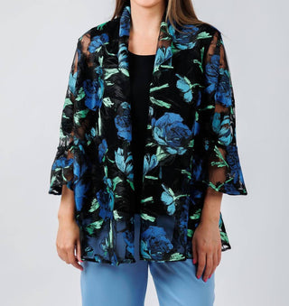 Caroline Rose - Women's Bella Embroidered Cardigan