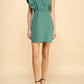 Tcec - RUFFLE SLEEVE MINI DRESS