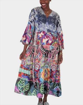Johnny Was - VESTIDO DIBBLE EM CAMADAS