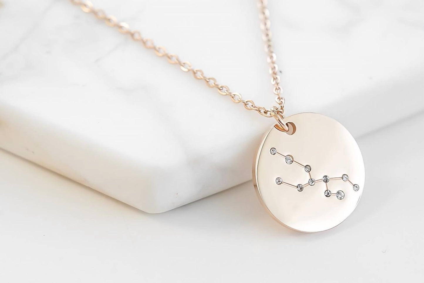 Kinsley Armelle - Women's Taurus Necklace