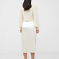 French Connection - Inu Satin Wrap Midi Skirt