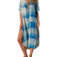 Jen'S Pirate Booty - Ocean Front Buttondown Midi Dress