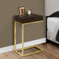 Accent Table, C-Shaped Contemporary & Modern Elegant Design