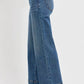 Risen - High Waist Wide Leg Front Yoke Jeans