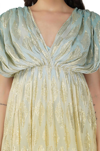 America & Beyond - Magnolia Lurex Maxi Dress