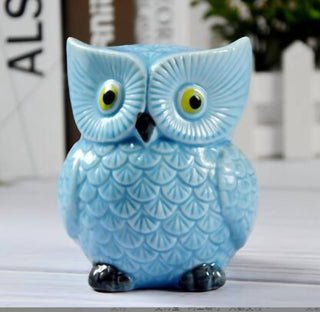 Creative Gifts International - Banco de Coruja de Cerâmica