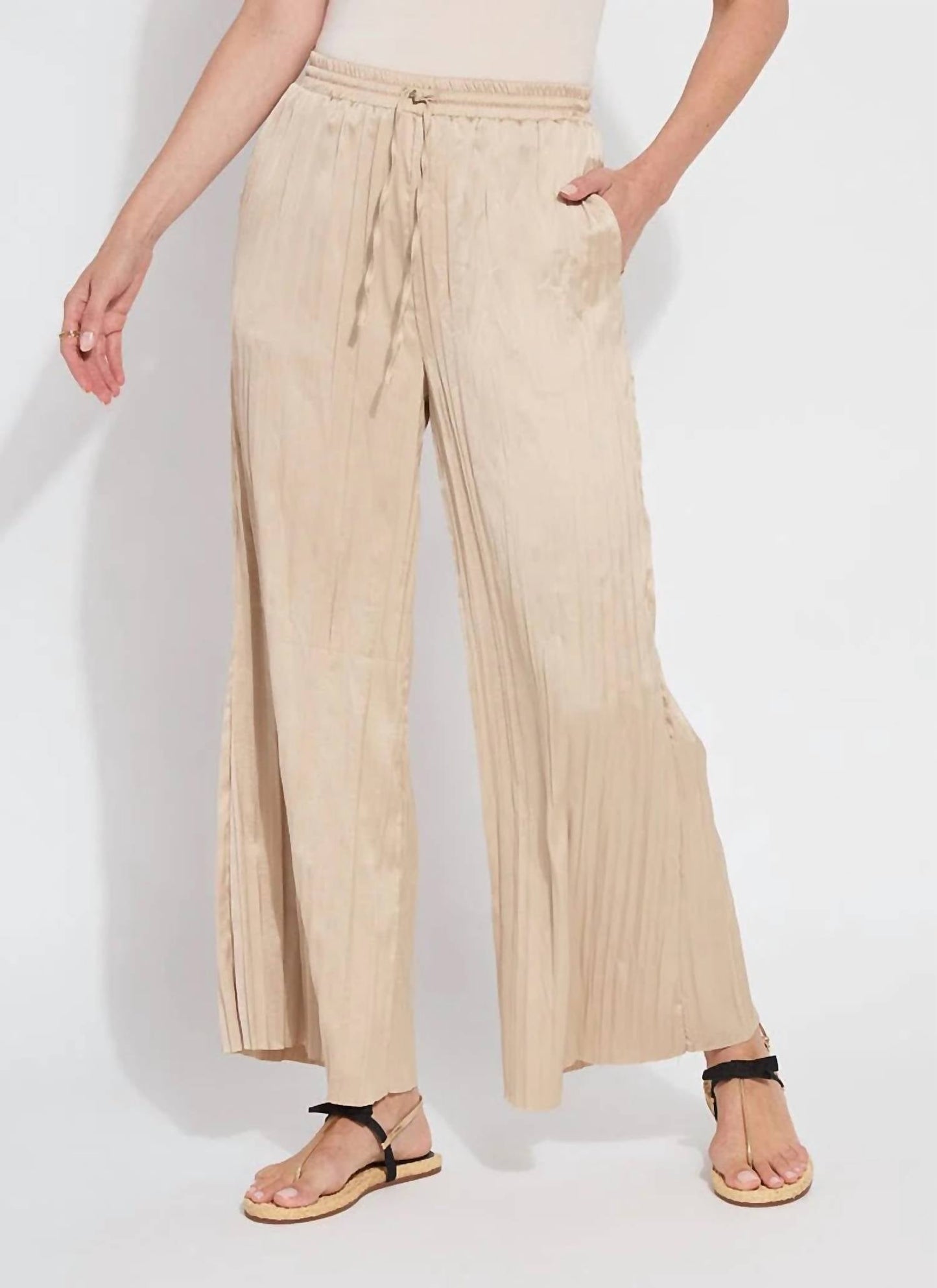 Lysse - Women's Packable 28" Palazzo Pant