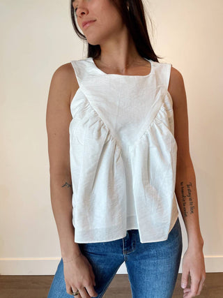 Miou Muse - Cleo Shirred Detail Blouse