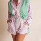 Peach Love - Short And Button Up Set