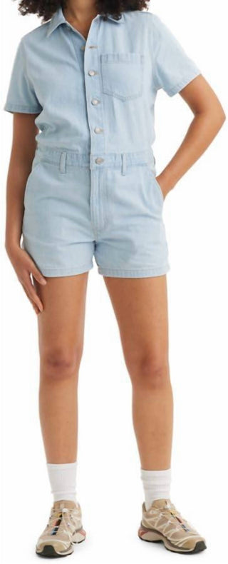 Levi'S - Macacão Heritage de manga curta