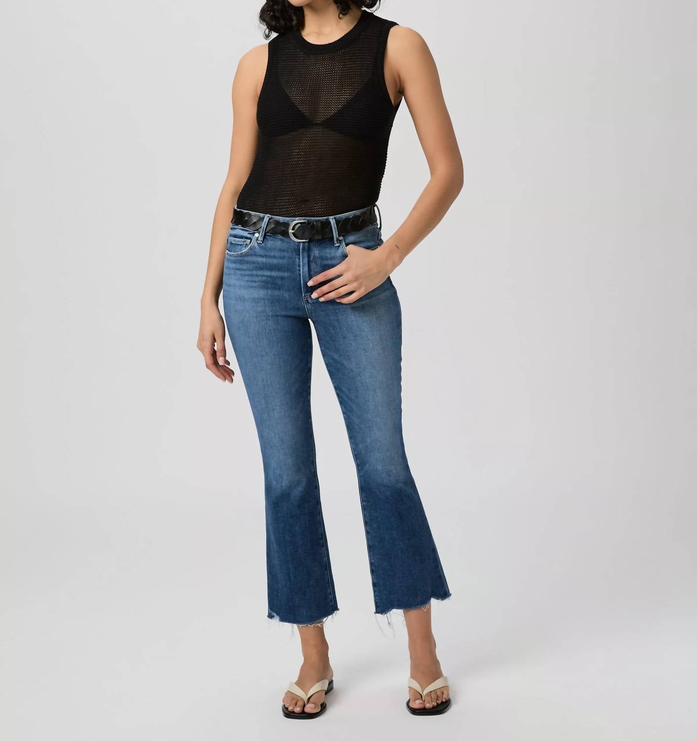 Paige - Colette With Raw Hem Jean