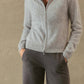 27 Miles Malibu - Elyse Fuzzy 2 Way Zip Cardigan