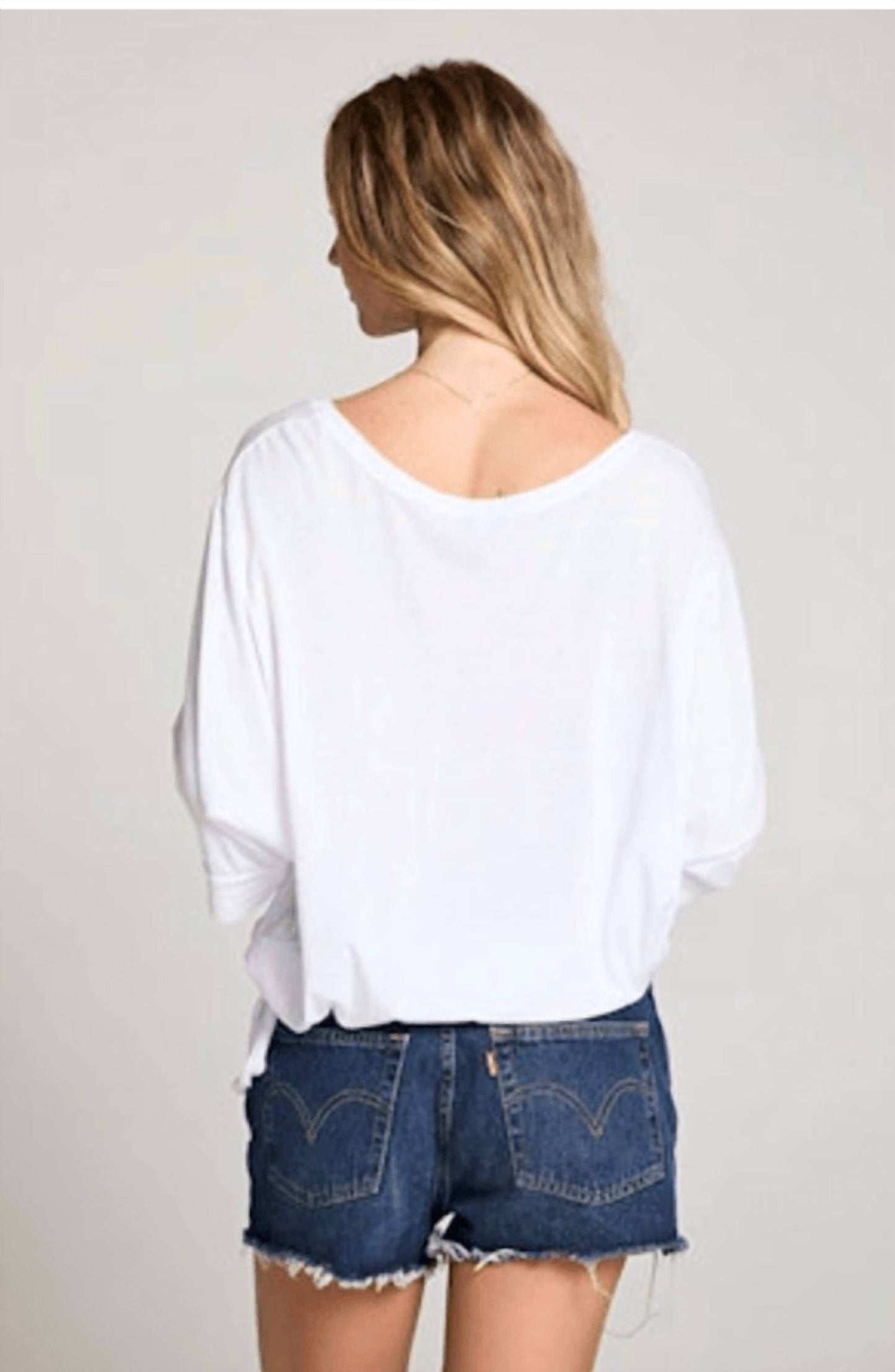 Chaser - Gianna 3/4 Sleeve V-neck Tee