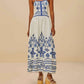Farm Rio - Shell Garden Midi Dress