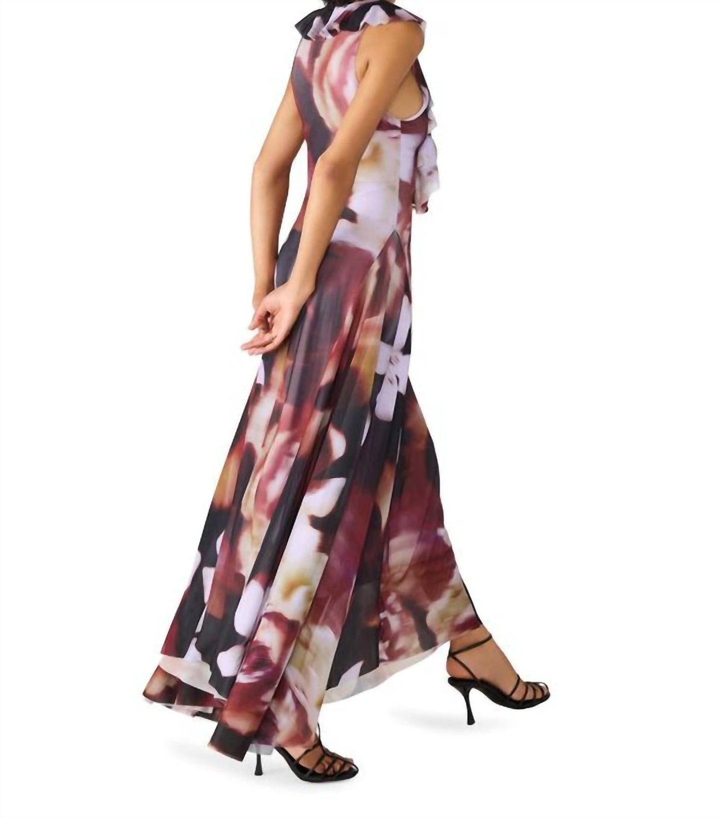 Steve Madden - Kora Printed Mesh Maxi Dress