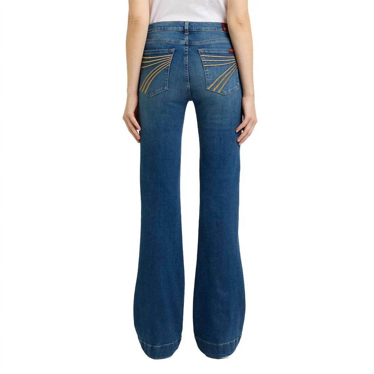 7 For All Mankind - Slim Illusion Dojo Flare Leg Jeans