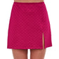 Gottex - Textured Cover Up Mini Skirt Cover Up With Slit
