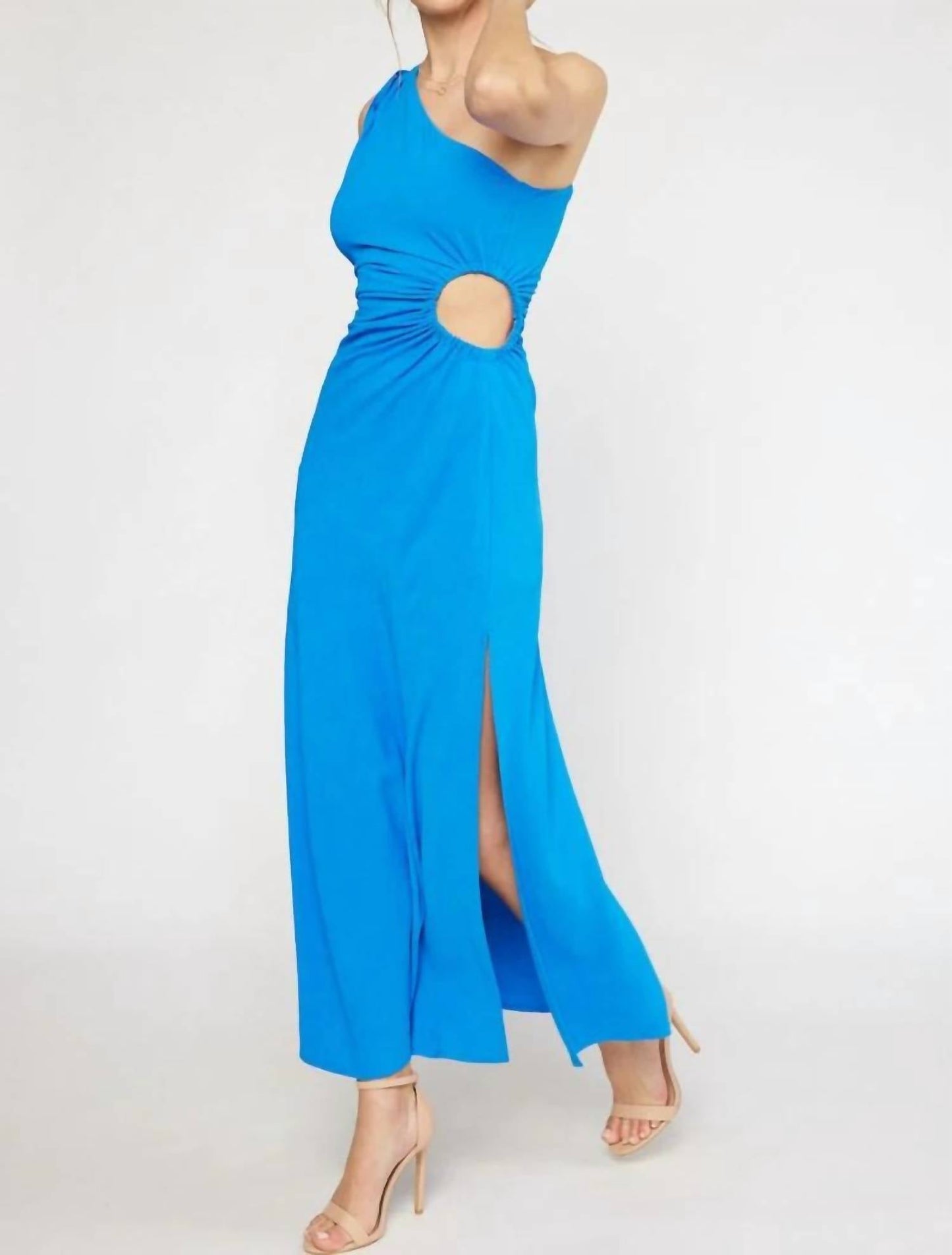 Entro - Cut-out One Shoulder Dress