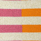 America & Beyond - Women's Candy Stripes Embellished Shoulder Bag
