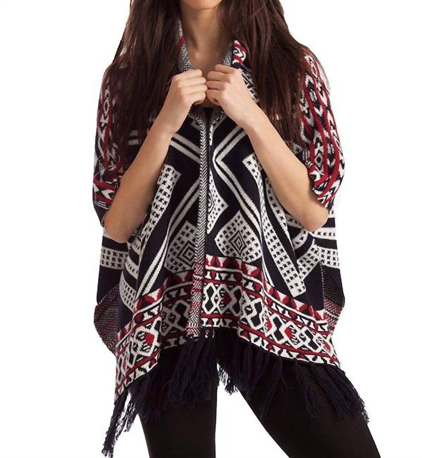 French Kyss - Hannah Tassel Poncho